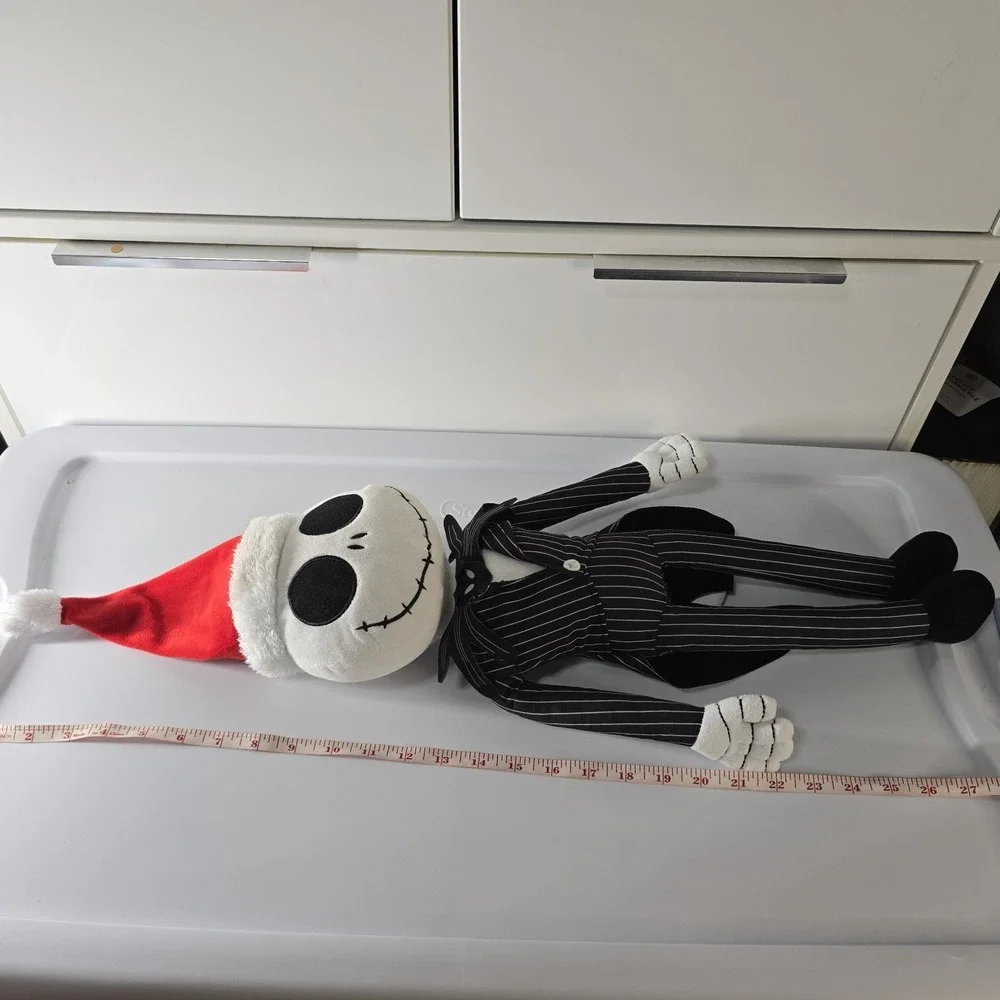 Disney Jack Skellington Santa Hat Plush The Big One Nightmare Before Christmas